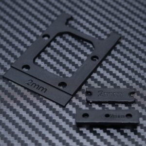 MYB0008 Juego de separadores de caja de cambios de plástico delantero de 2 mm para Mayako MX8 (-22-25)